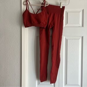 VAARA Studio Activewear XS-S Set Sports Bra + High Waisted Leggings Eco Seamless